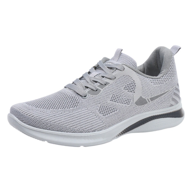 2025 Men's Cloth Shoes, Autumn Breathable, Comfortable, Non-Slip, Soft-Soled Slip-On Dad Casual Sports Mesh Shoes