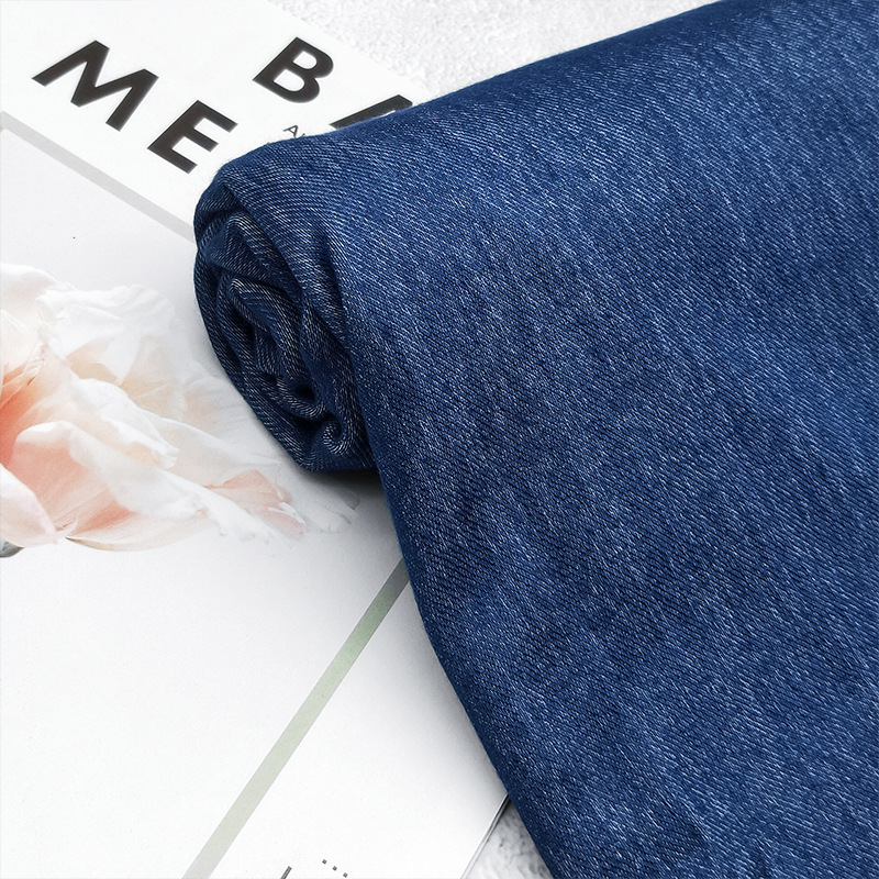 Ready-Made Thickened Rayon Fabric Autumn and Winter Comfortable and Warm Stretch Fabric Thickened Cotton Velvet Denim Fabric Ready-Made Wholesale