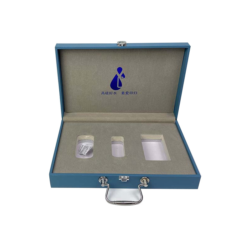 Picture of Valentine's Day Leather Gift Box Customized High-End Portable Gift Box Tea Business Gift Box High-End Gift Box