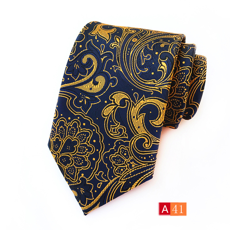 Picture of Source Factory Hot Jacquard Fabric Tie Men's Dress Business Suit Accessories Tie Wholesale
