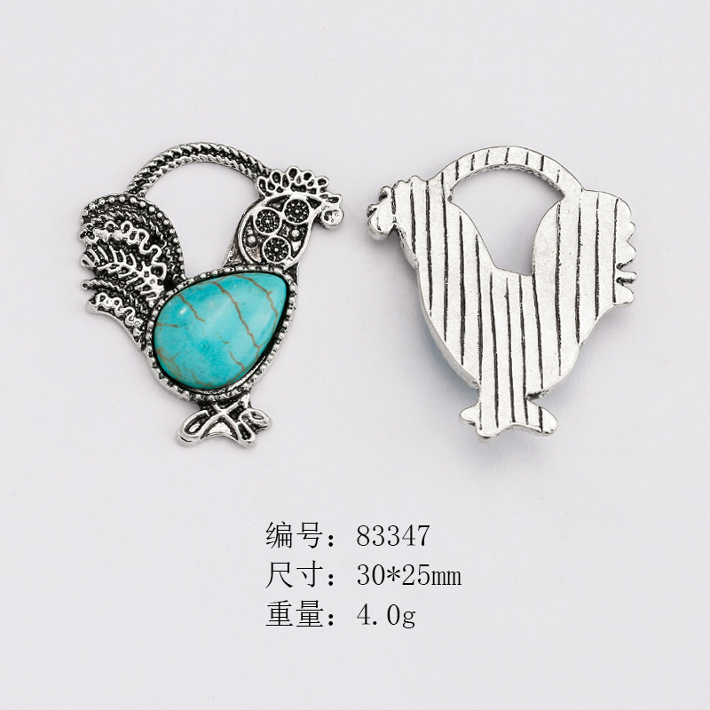 Picture of Cross-border Hot Selling European and American Style Vintage Native American Neajo Pine Stone Jewelry Accessories Imitation diy Pendant
