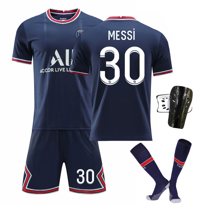 21-22 Paris Home 30 Messi 7 Mbappe 10 Neymar 4 Football Clothes Sportswear suit Wholesale