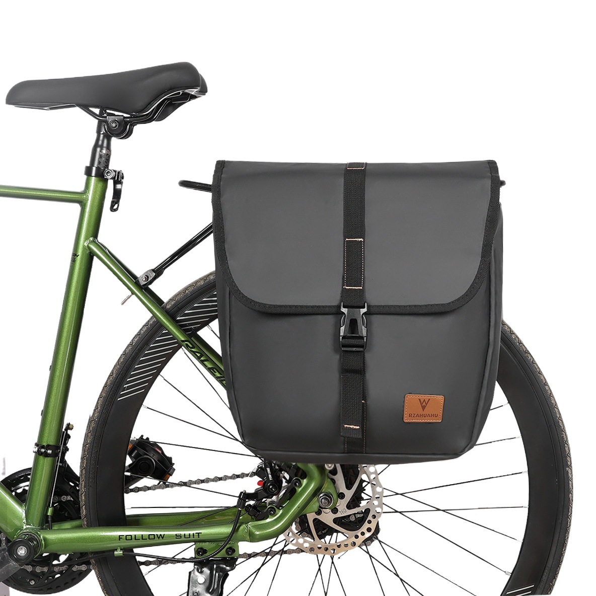 Bicycle carrying bag mountain bike large capacity cycling bag waterproof rear shelf bag rear seat tail bag frame camel bag equipment