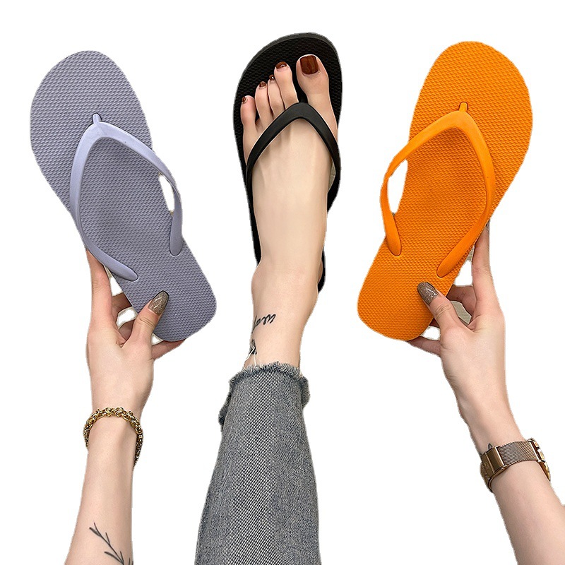 Picture of Flip-Flops Women's Sandals for Home Outdoor Wear Fashionable Summer Flat Non-Slip Beach Wear-Resistant Street Stall Shoes Wholesale