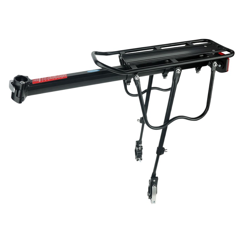 Quick release bicycle shelf mountain bike disc brake v brake shelf aluminum alloy frame 24-29 inch manned rear shelf