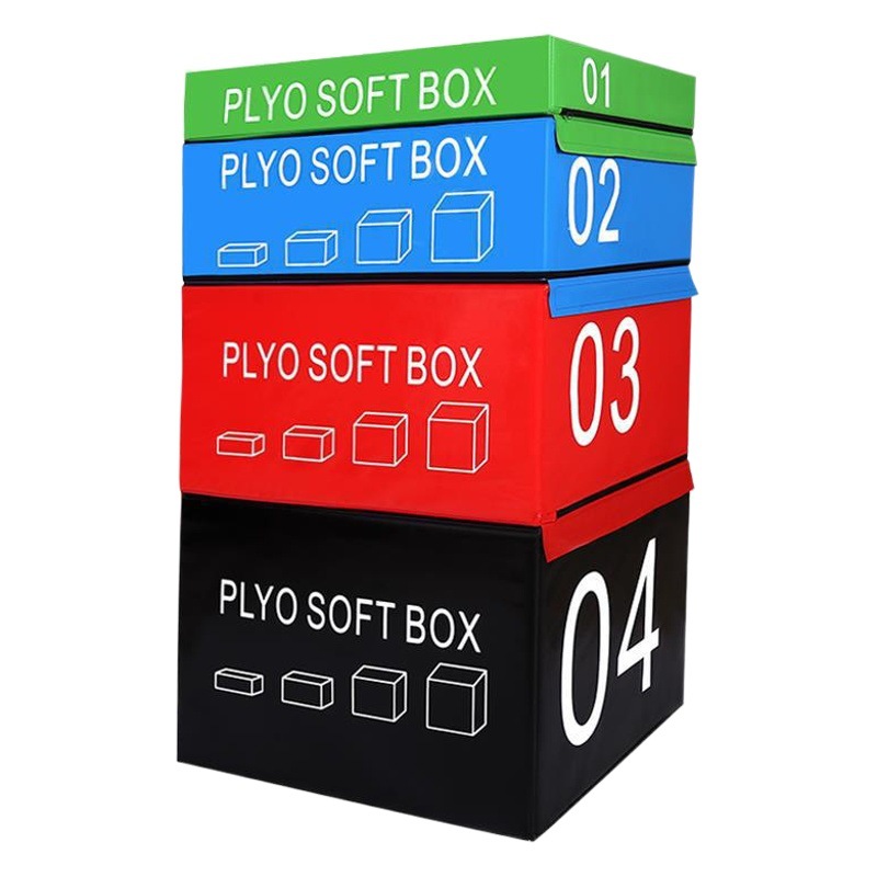 Picture of Jump Box Adult Software Physical Training Jump Box Four-In-One Combination Kidsren's Sensory Integration Progressive Step Training Jump Box