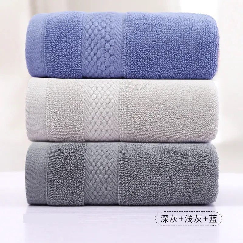 Picture of Face Towel Pure Cotton Thickened Absorbent Wedding Home Hotel Bathroom Student Children Wholesale Face Towel Supplies