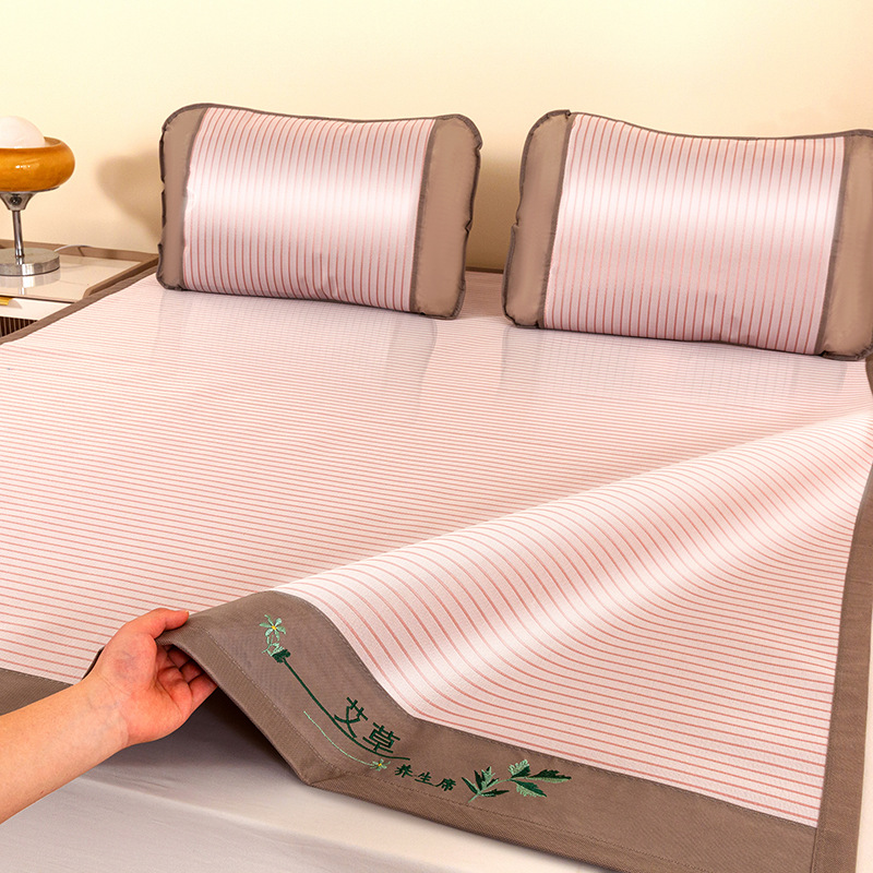 Picture of Class a Carbon Light Ice Silk Mat Student Dormitory Soft Mat Ice Rattan Mat Three-Piece Set Wholesale Antibacterial and Anti-Mite