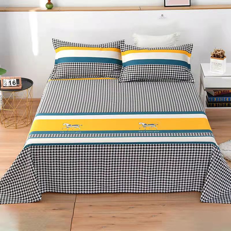 Picture of Factory Bed Sheets Thickened Scrub Bed Sheets Single Piece Student Dormitory Bed Sheets Scrub Bed Sheets for Single Bed