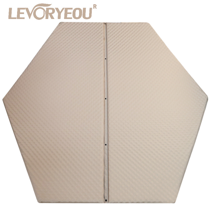 Picture of Hexagon Automatic Inflatable Cushion Thickened Elastic Cotton Inflatable Bed Outdoor Camping Six-sided Outdoor Tent Sleeping Mat Moisture-proof Mat