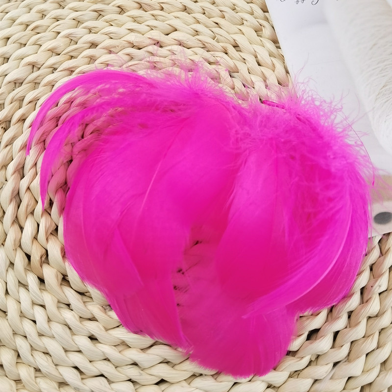 Picture of diy handmade color floating feather goose feather dream catcher wave ball gift box filling decoration materials