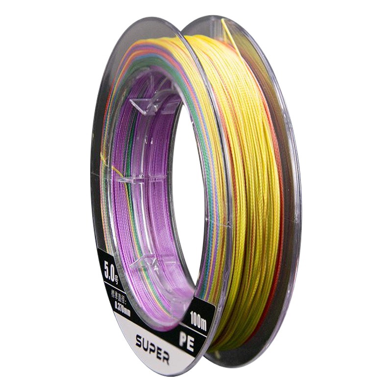 Dalima fishing line 8 woven 100 m Luya line PE line Main line braided line anti-bite line super strong tensile fishing gear wholesale