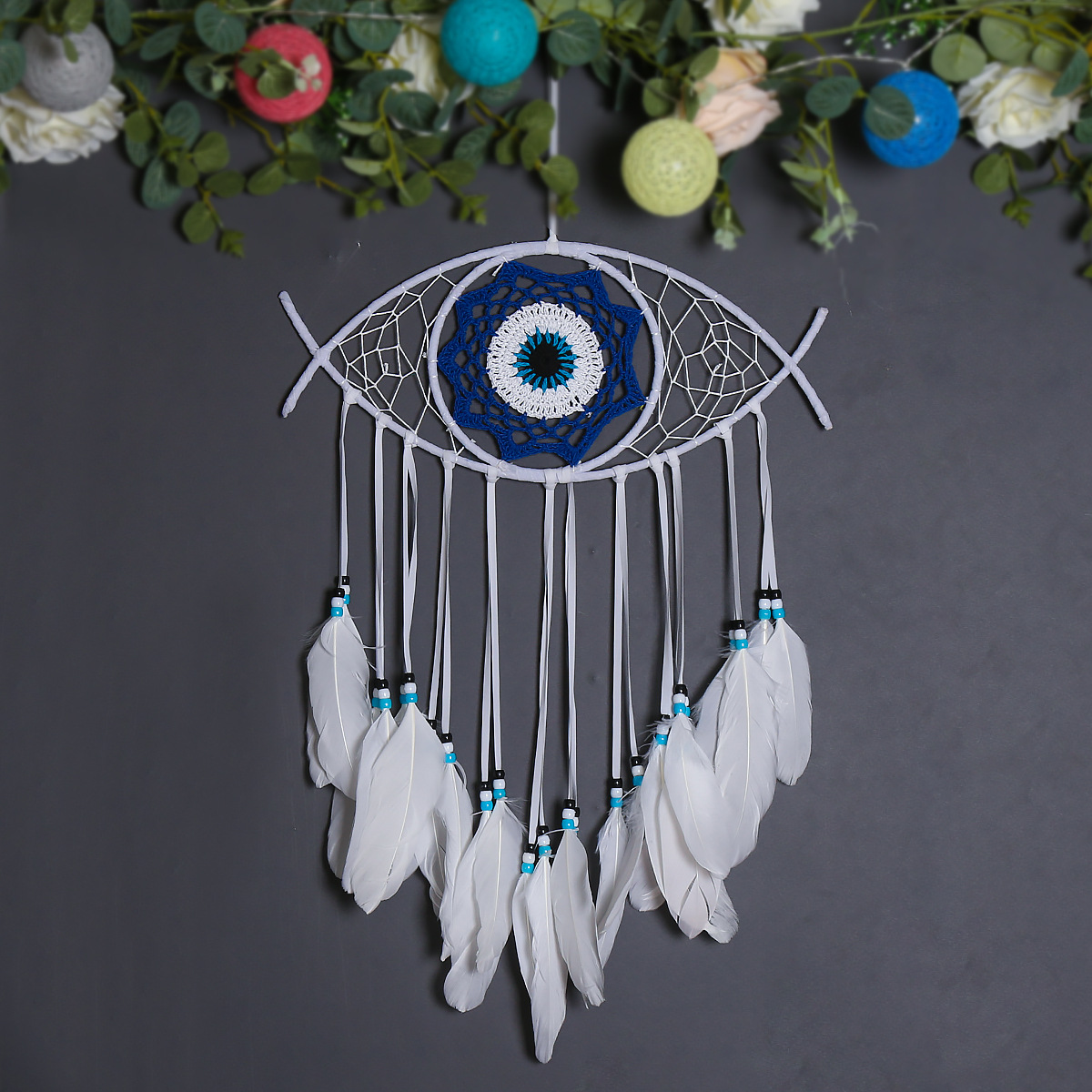 Picture of Cross-border Hot Devil's Eye Home Decoration Dream Catcher Wall Hanging Wall Decoration Dream Catcher
