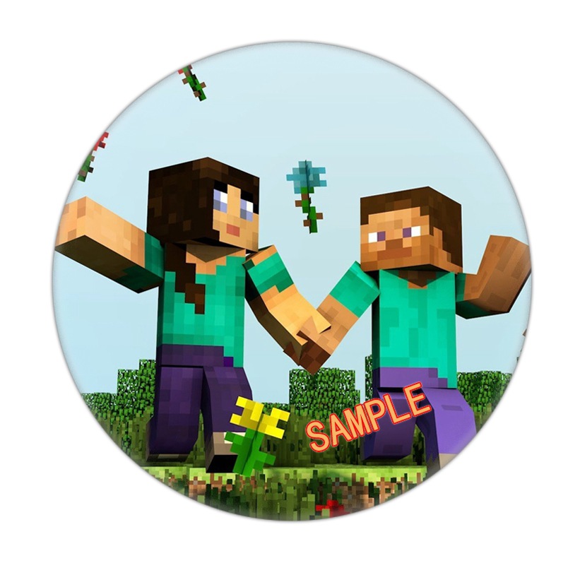 Picture of My world badge foreign trade supply game badge personality diy Cartoon Cartoon Yum 1-38