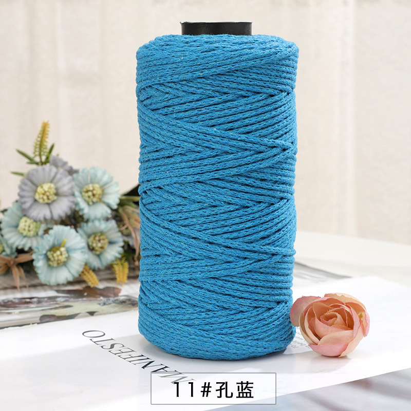 Picture of Explosions 2mm round strand hollow yarn European-style hook bag hollow Diy thread color multi-hand crochet collocation