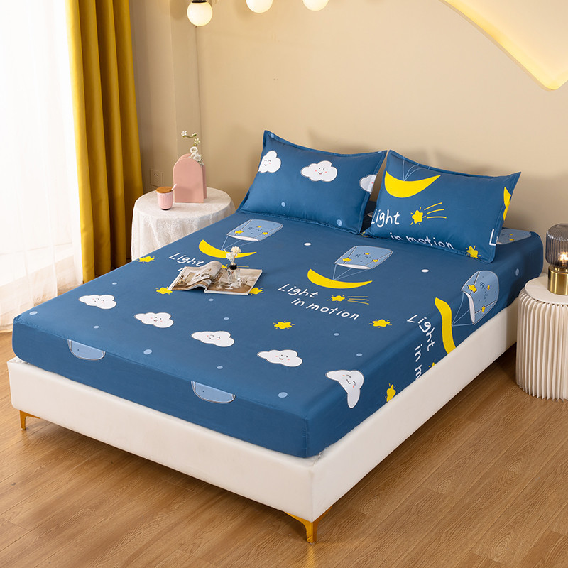 Picture of Printed Fitted Bed Sheets, Simmons Protective Dust Cover, All-Inclusive Elastic Bed Cover, No Pilling, No Shrinkage