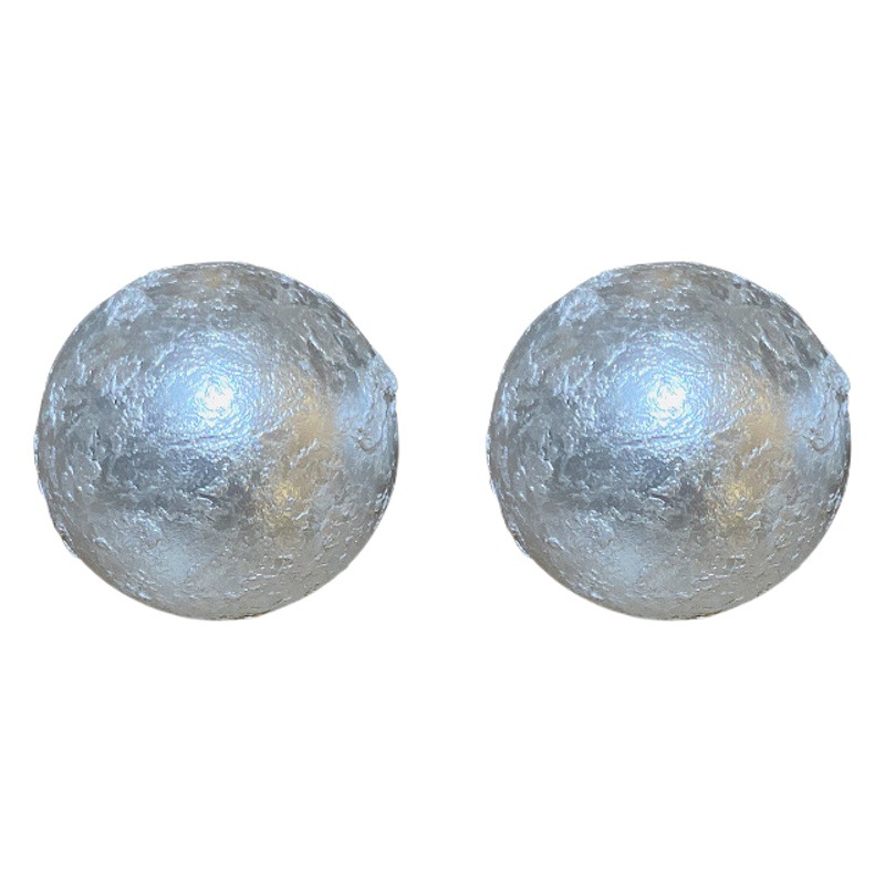 s925 Silver Needle Korean Ball Earrings Women's 2023 New Earrings Niche Design High-grade Elegant Earrings