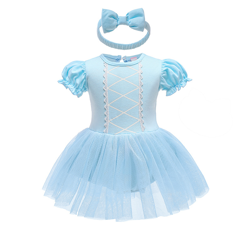 Picture of Halloween Children's Clothing, Short-Sleeved Pullover, Baby Baby Hooded Princess Jumpsuit, Romper Dress