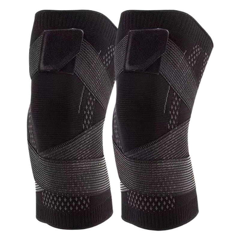 Sports knee pad nylon strap knee pad breathable running fitness protective gear menisci knee pad transparent strap knee pad