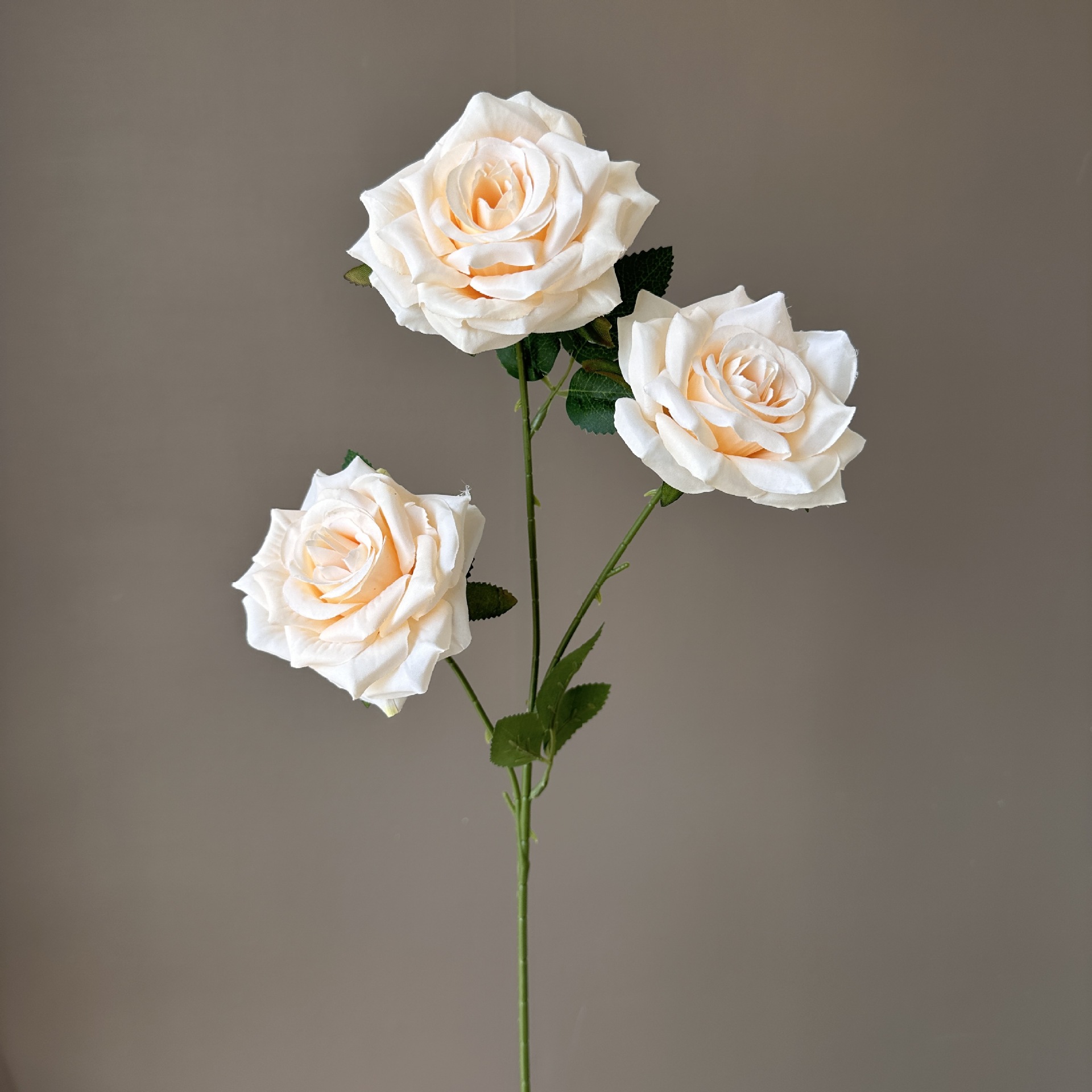 Picture of New 3-Head Diamond Rose Artificial Flower Wedding Hall Decorative Flower Artificial Flower Amazon Export Bouquet Rose Flower