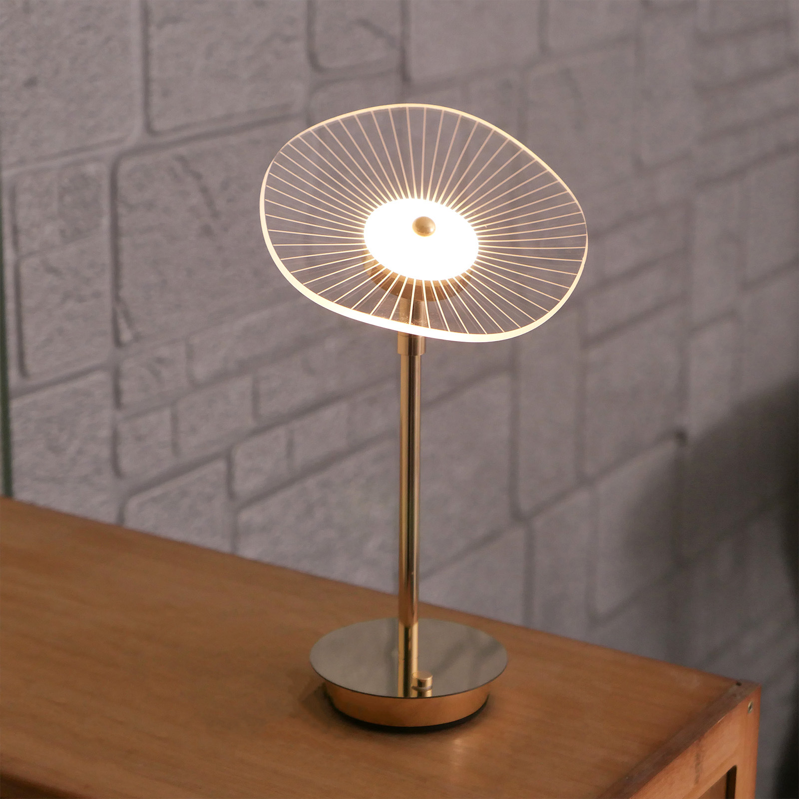 Picture of Cross border hot selling USB charging night light touch stepless dimming acrylic metal bedside lamp indoor and outdoor decoration
