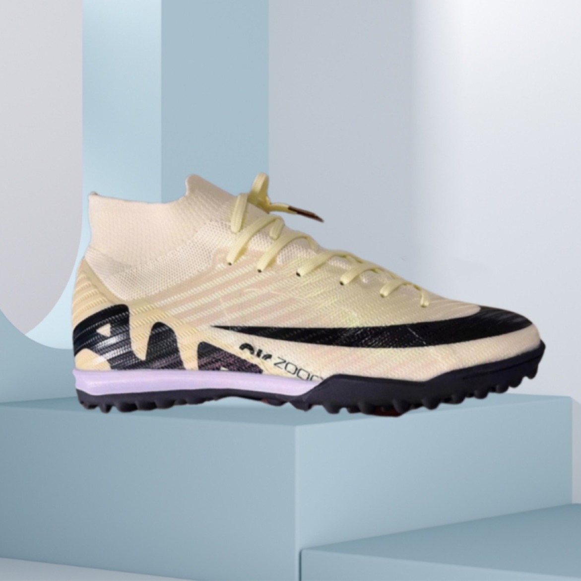Cross-border new high quality non-slip breathable wear-resistant high-top football shoes professional competition training light breathable and comfortable
