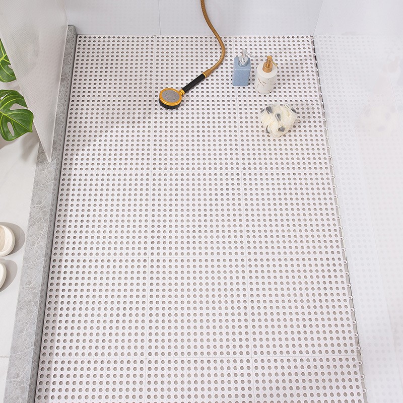 Picture of Bathroom Non-slip Floor Mat Bathroom Shower Room Foot Mat Hotel Toilet Hollow Splicing Mat Swimming Pool Drainage Mat
