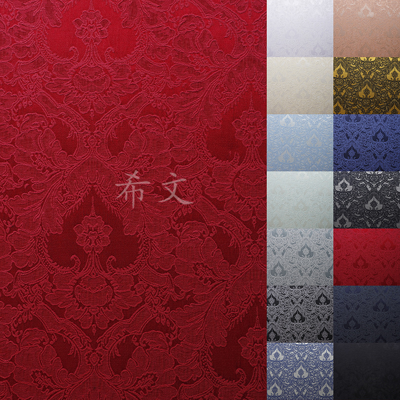 Picture of Three-Dimensional Relief Jacquard Fabric Spring Soft Classical Jacquard Micro-Elastic Cotton Fabric Chinese Suit Han Dynasty Clothing Fabric