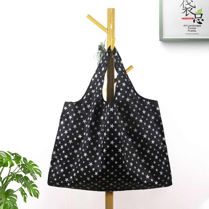 Picture of Thickened Shopping Bag Dou Environmental Protection Supermarket Shopping Bag Foldable Portable Large Capacity Portable Cloth Bag Outgoing Fashion