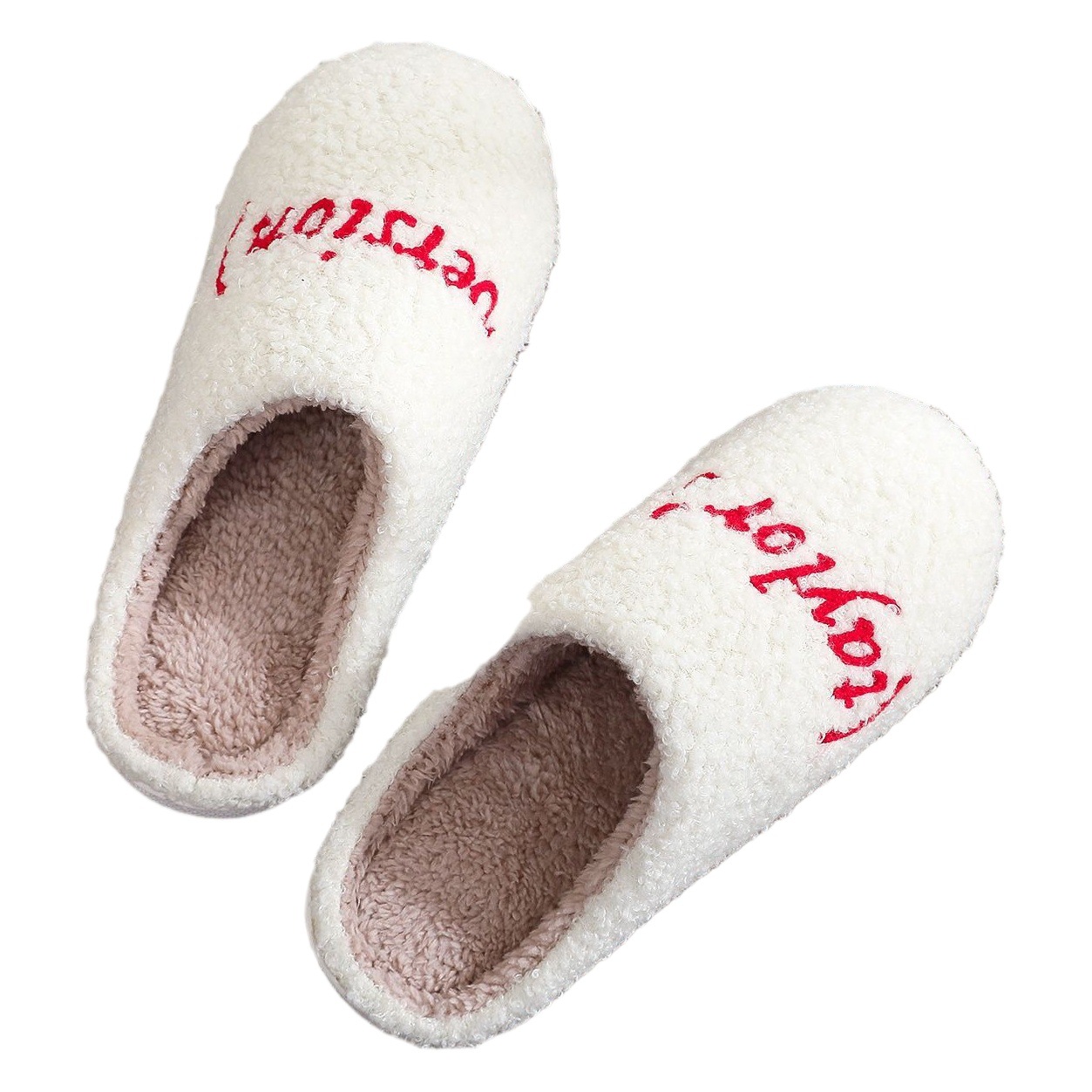 European and American cross-border hot new Taylor Taylor Swift cotton slippers elastic cotton thick plush home slippers