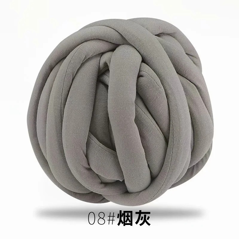 Picture of Heart-filled cotton coarse cotton fabric thread hand-woven blanket bag cat nest wool core-spun yarn thread machine-washed OHHIO new style