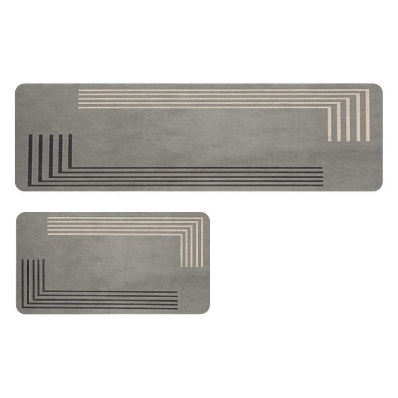 Kitchen Special Floor Mat Non-Slip Water Absorbing Oil Absorbing Household Bathroom Door Mat Anti-Oil Stain Carpet Door Mat