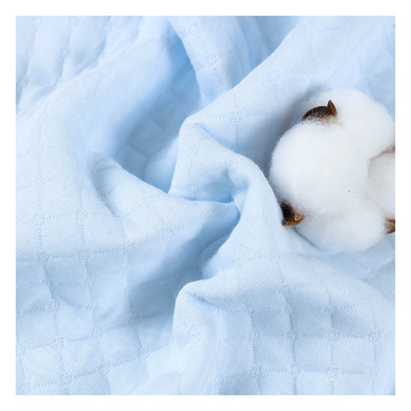 320g plain quilted jacquard air layer baby autumn and winter warm clothes quilt mattress pajamas air layer cotton surface