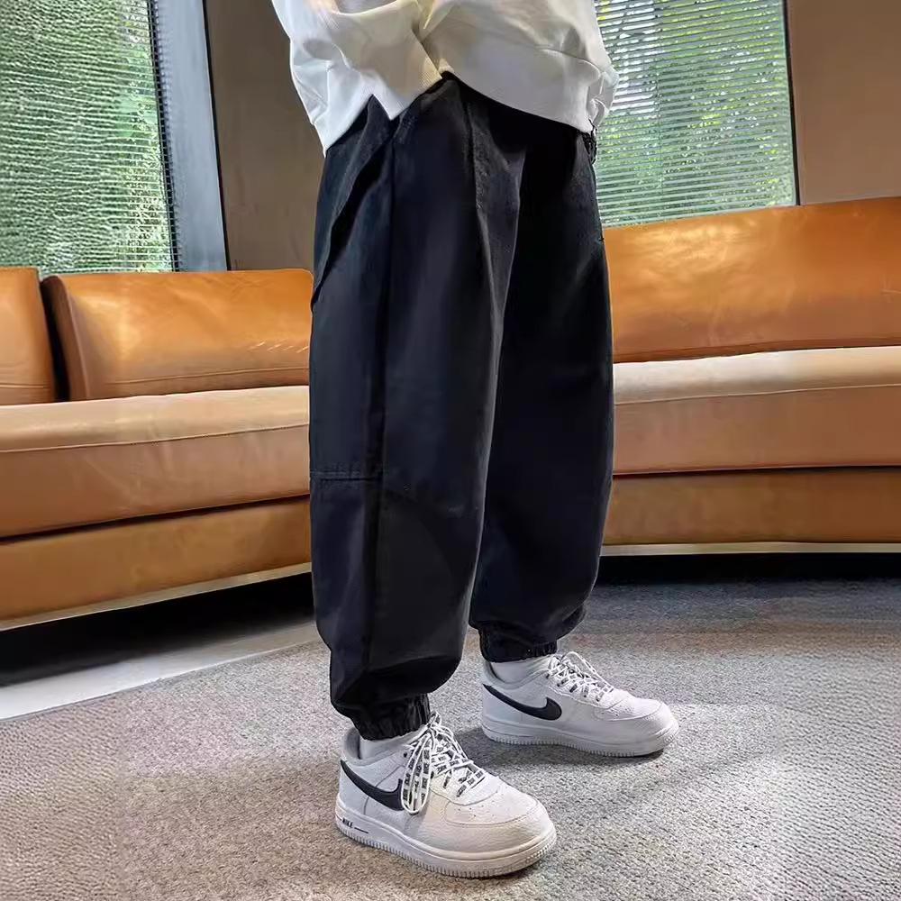 Picture of Boys' casual pants 2024 Spring and Autumn New Fashion children's clothing trendy cool boy Western style fried street Korean style overalls