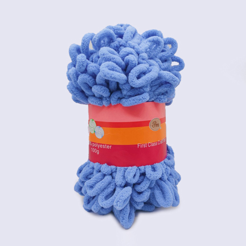 Picture of Loop Yarn Ear Yarn Medium-Thick Yarn for Hand Knitting DIY Pillows, Blankets, Scarves, Ice Yarn in Stock Wholesale