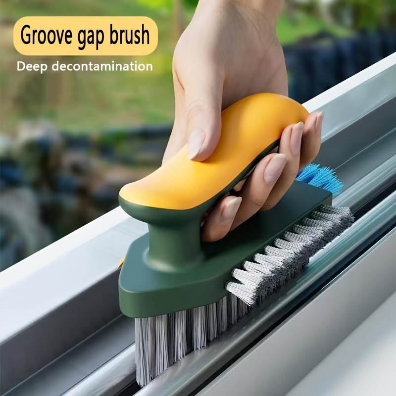 Multifunctional Gap Brush Bathroom Corner Brush Bathroom Handheld Floor Brush Floor Tile Three-in-One Cleaning Brush