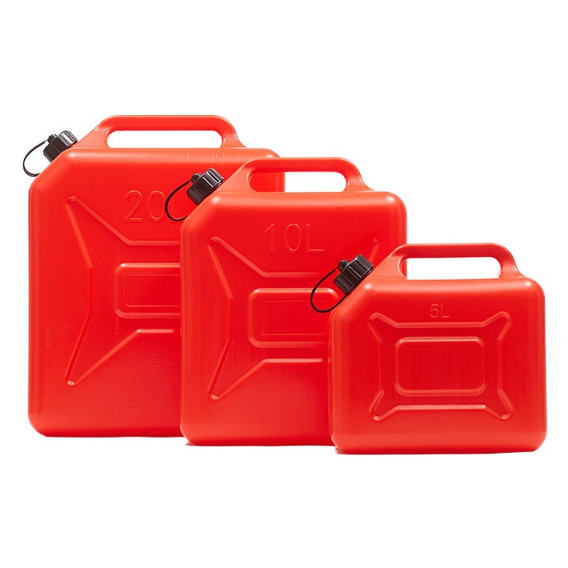 HDPE plastic portable thickened oil barrel gasoline and diesel barrel 5L10 liters 20 liters car and motorcycle fuel barrel fuel tank
