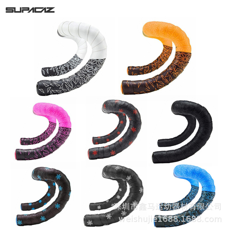 U.S. Supacaz chrysanthemum belt road bike non-slip silicone shock absorber sweat-absorbing flying belt
