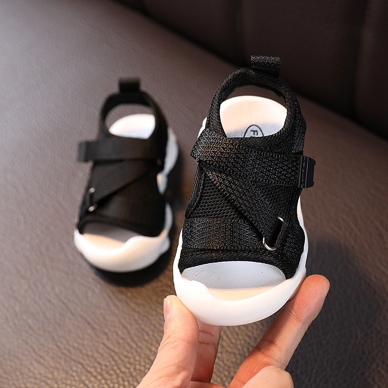 Picture of Baby Sandals Kick-proof Toddler Shoes 1-2 Years Old 3 Summer Baby Beach Shoes Toddler Toddler Shoes with Soft Sole