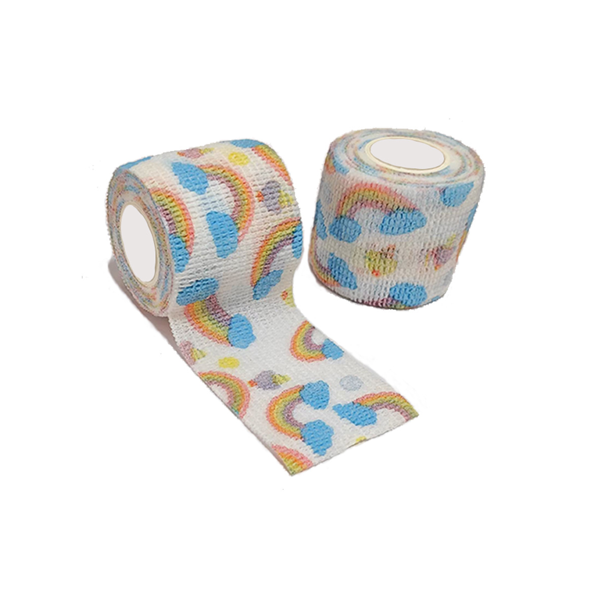 Picture of Factory wholesale non-woven self-adhesive elastic elastic bandage sports protection ankle pet print finger bandage