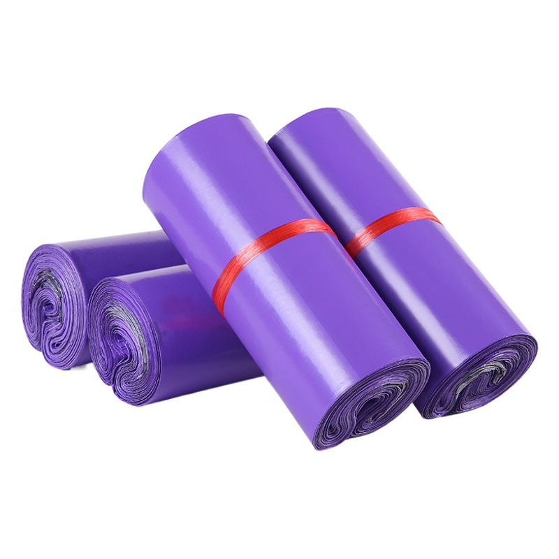 Qiya new purple express bag express packaging bag logistics waterproof packing bag package bag factory wholesale