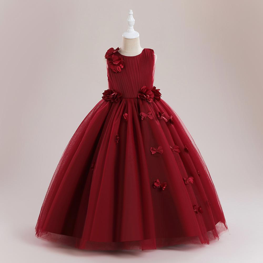 Picture of Cross-border princess dress for girls medium and large children's clothing dress long dress children's performance costume