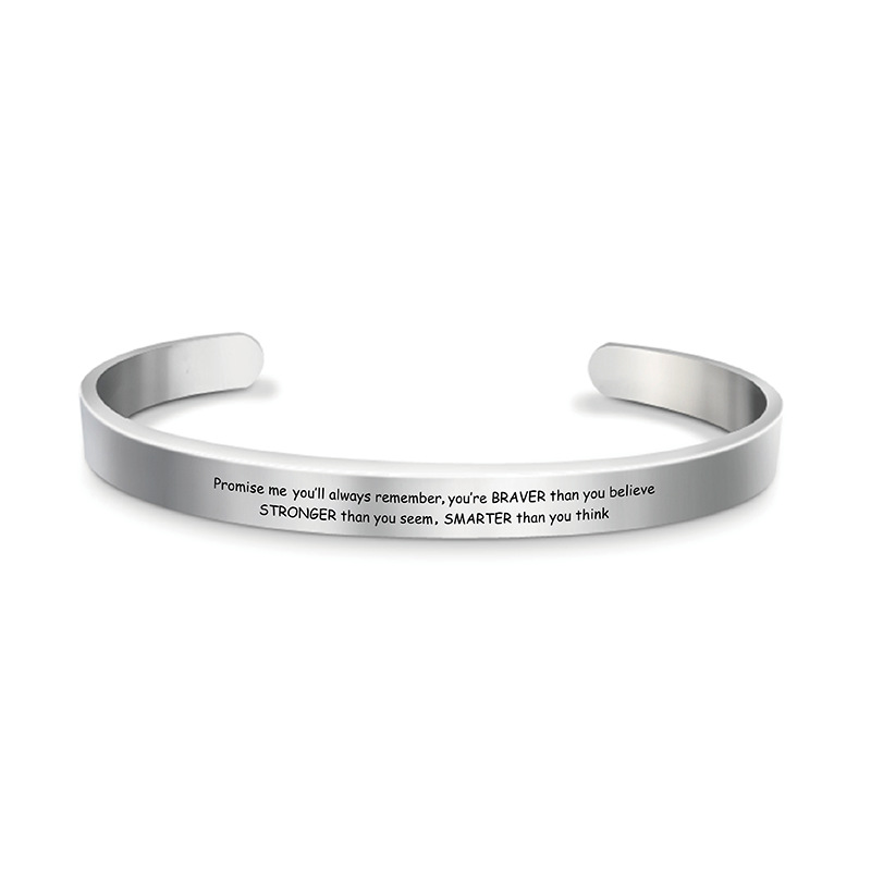 Picture of Bracelet European and American Cross-Border Stainless Steel Bracelet 2025 Graduation Season Doctor's Hat Holiday Gift Engraved Titanium Steel Bracelet
