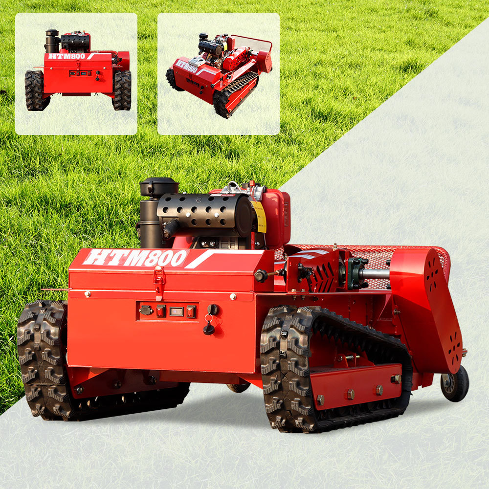 Diesel Lawn Mower Manufacturer Directly Supplies Remote Control Self-Propelled Lawn Mower, Land Clearing and Grass Cutting Machine, Garden Weeding Machine