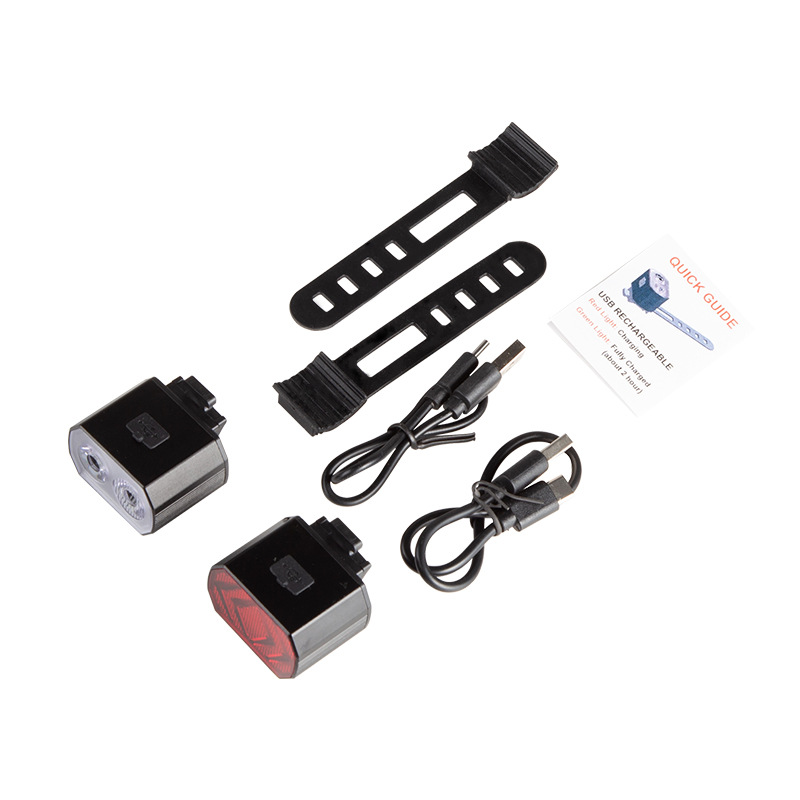 Picture of Bicycle Front and Rear Lights Cross-Border New Product Type-C Rechargeable Headlight Tail Light Set Mountain Bike Cycling Equipment