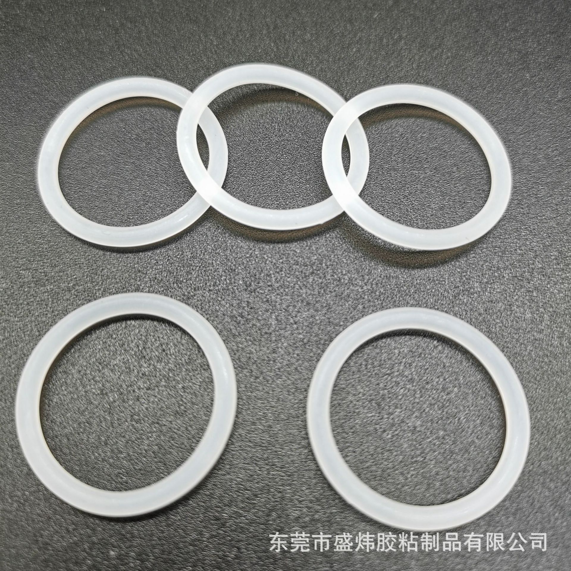 Picture of Transparent black white red silicone rubber fluorine rubber O-ring waterproof ring high temperature resistant wear-resistant silicone O-ring wholesale