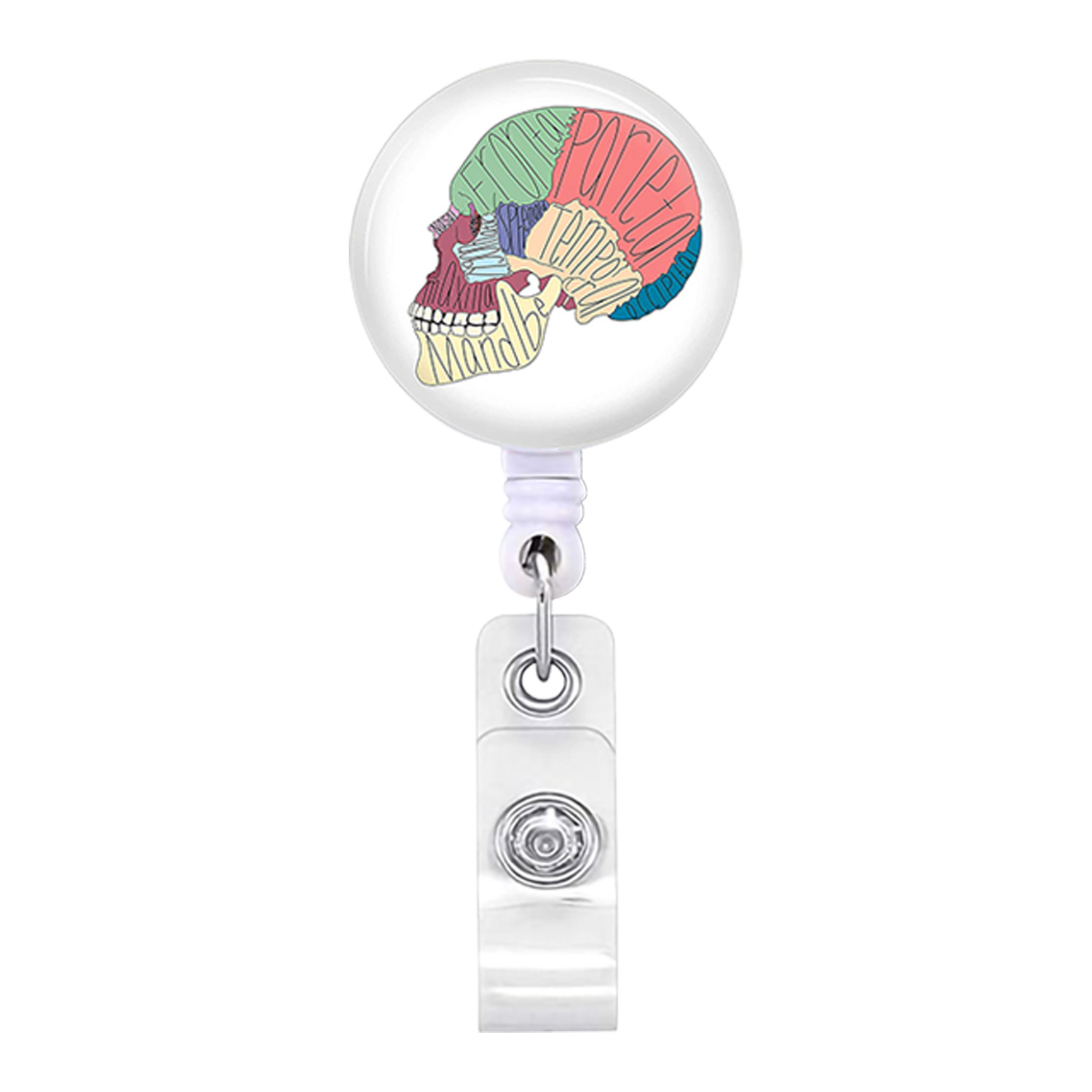 Picture of Heart, Spleen and Lung Brain, Large Intestine Organ Easy-Pull Buckle, Telescopic Easy-Pull Id Buckle, Doctor Nurse Badge Buckle Badge