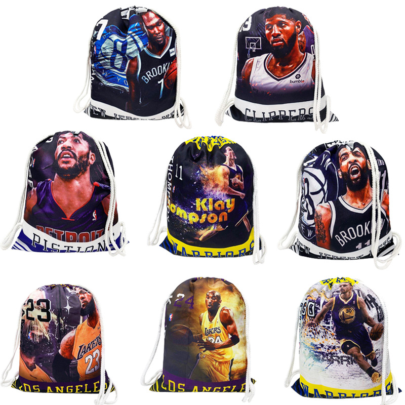 Owen Kobe James basketball bag basketball bag student portable basketball bag storage bag backpack drawstring