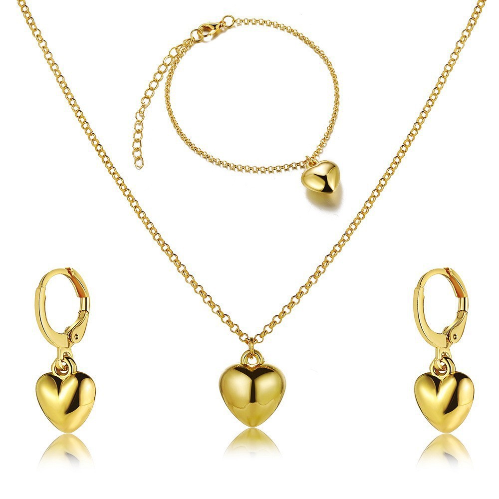 Picture of Cross-border European and American New Pendant Jewelry Necklace Temperament Design Sense Light Luxury Earrings Necklace Imitation Pearl Jewelry suit