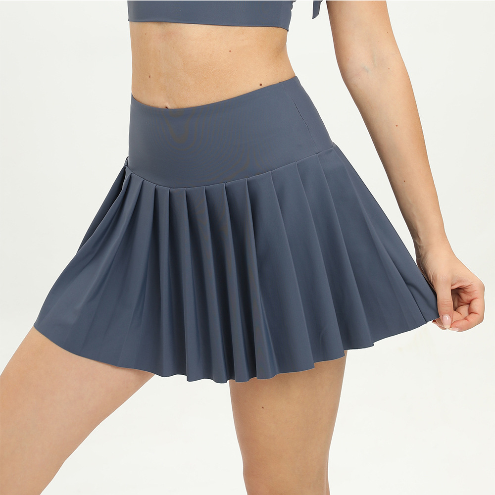 Picture of Sun Protection Quick-Drying Badminton Tennis Skirt Outdoor Running Sports Skirt Golf Pleated Yoga Skirt Wholesale at Home and Abroad